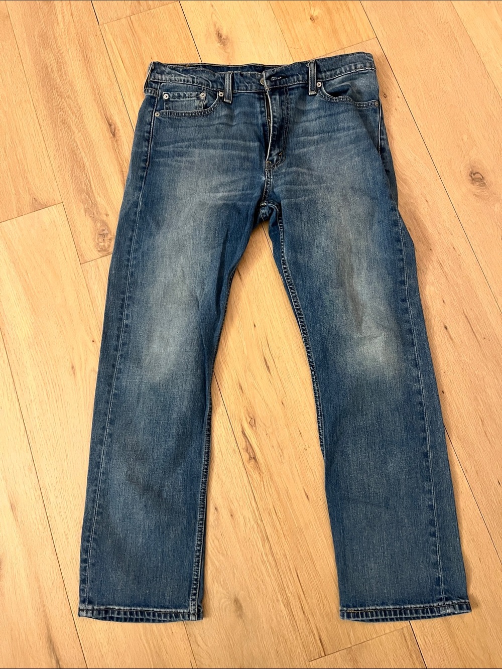 Men’s Levi's Faded Indigo Straight Leg Jeans